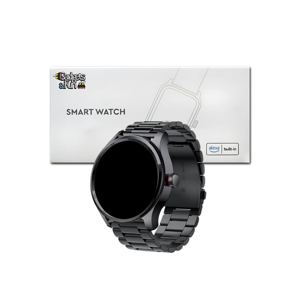 Foto 6 pulgar | Smartwatch Gadgets & Fun Alexa Steel para Hombre