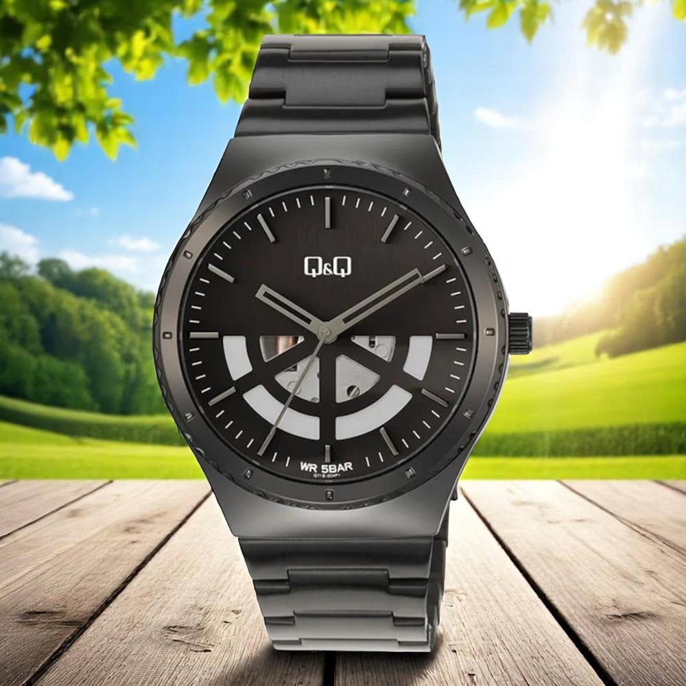 Foto 3 pulgar | Reloj Q&q Q71b-004py Men´s-negro