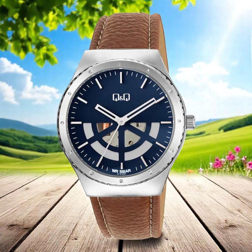 Foto 2 | Reloj Q&q Q71b-005py Men´s-café
