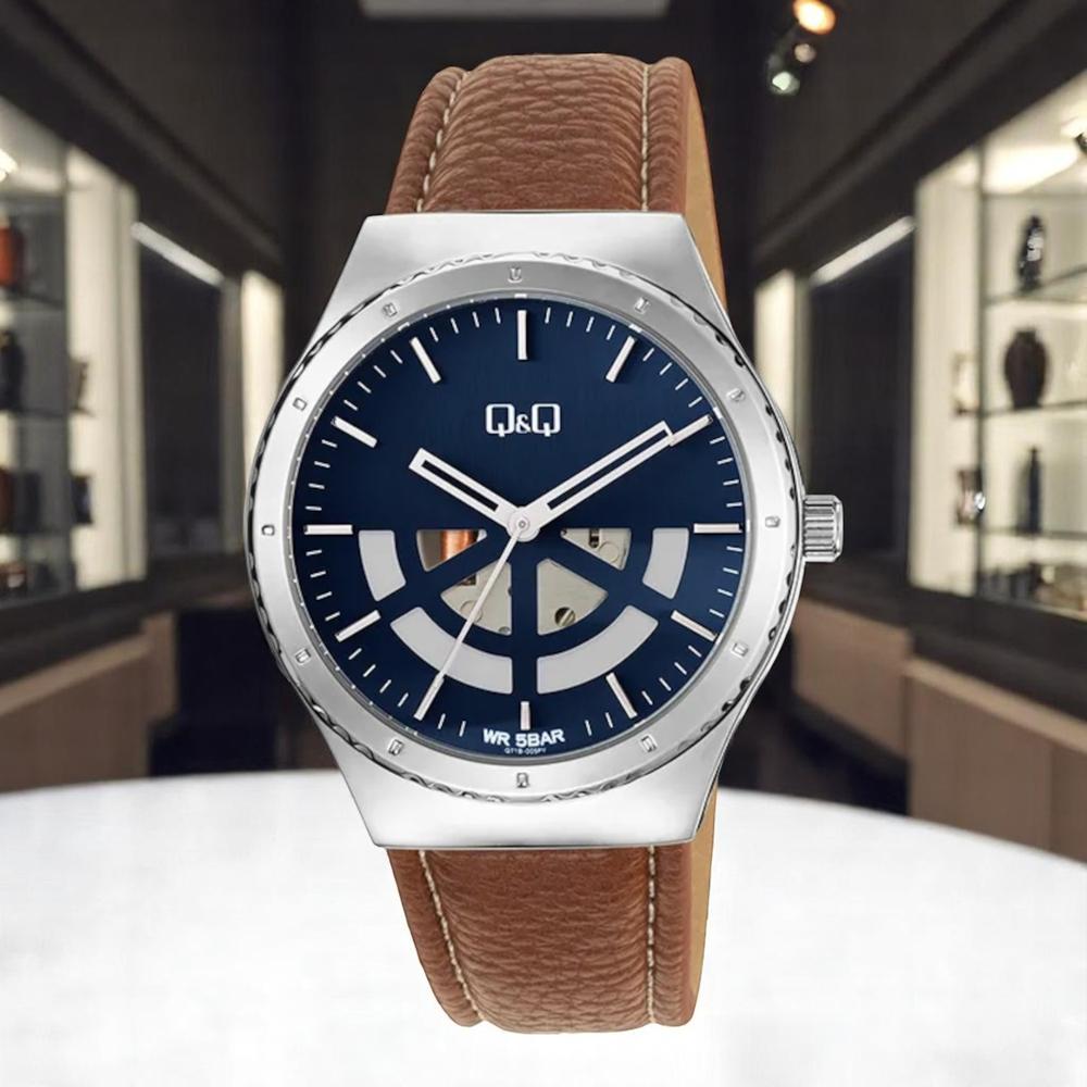 Foto 4 pulgar | Reloj Q&q Q71b-005py Men´s-café