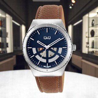 Foto 3 | Reloj Q&q Q71b-005py Men´s-café
