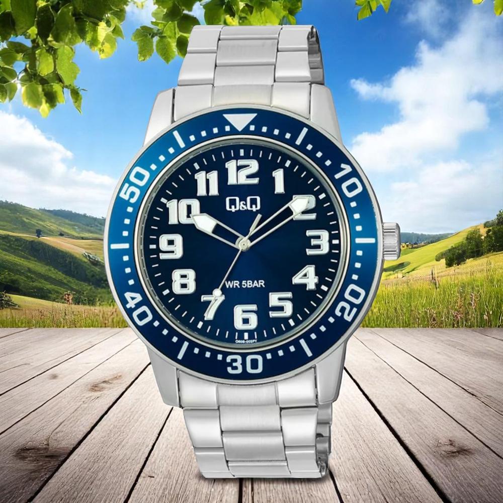 Foto 2 | Reloj Q&q Q60b-002py Men´s-acero