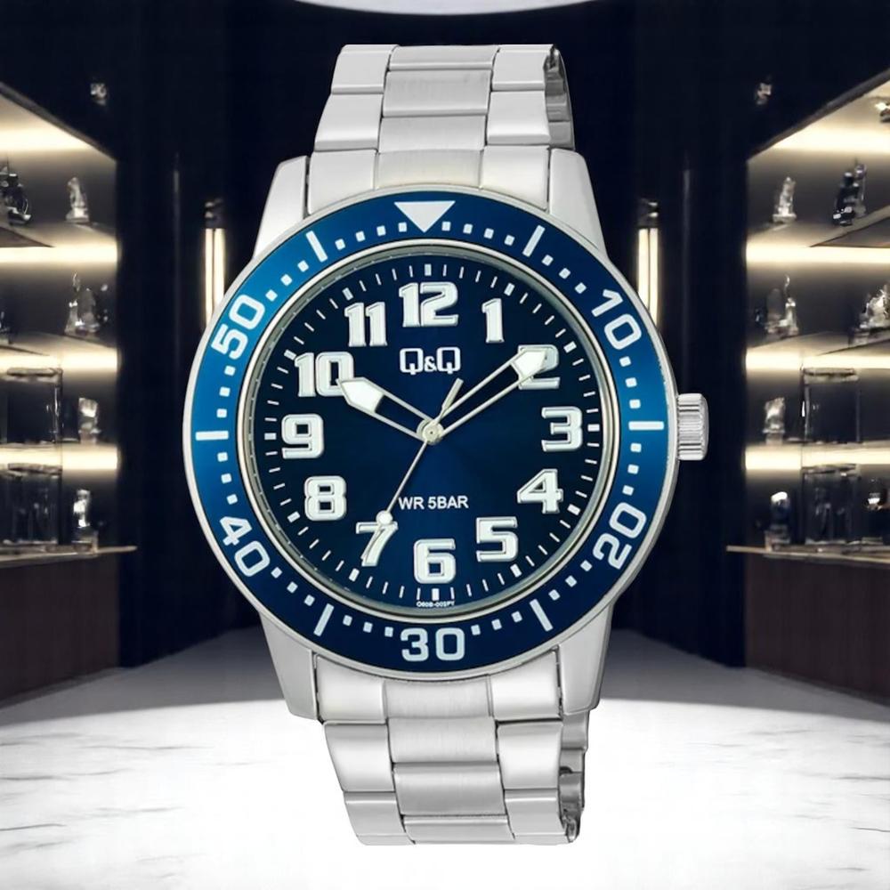 Foto 4 pulgar | Reloj Q&q Q60b-002py Men´s-acero
