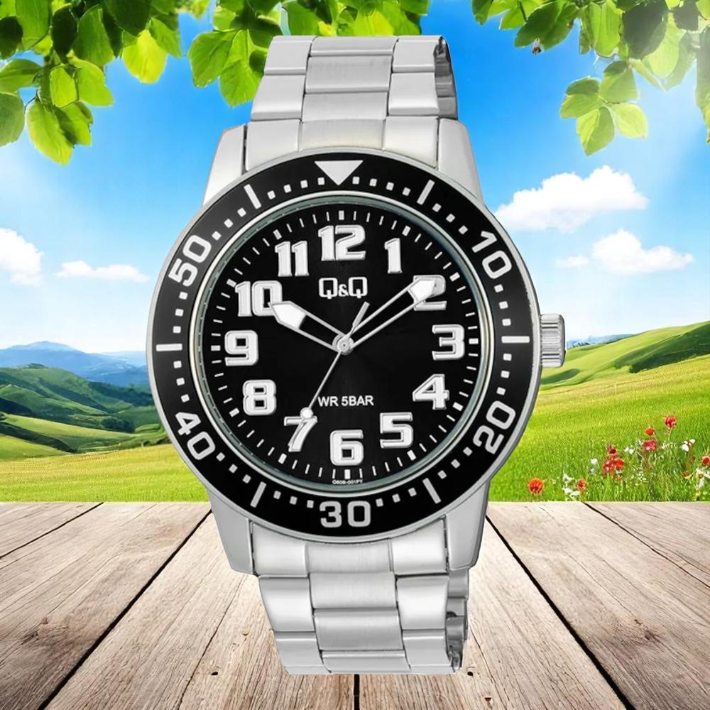 Foto 2 | Reloj Q&q Q60b-001py Men´s-acero