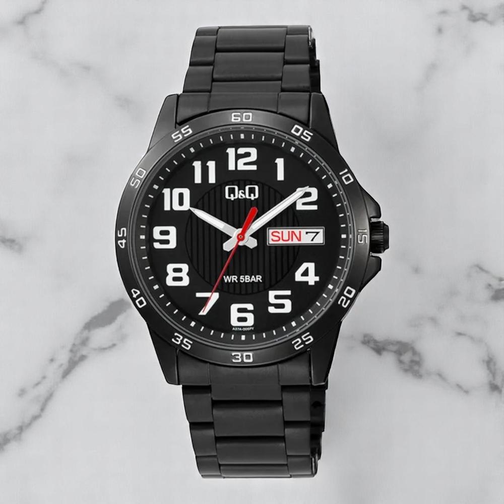 Foto 4 pulgar | Reloj Q&q A37a-006py Men´s-negro