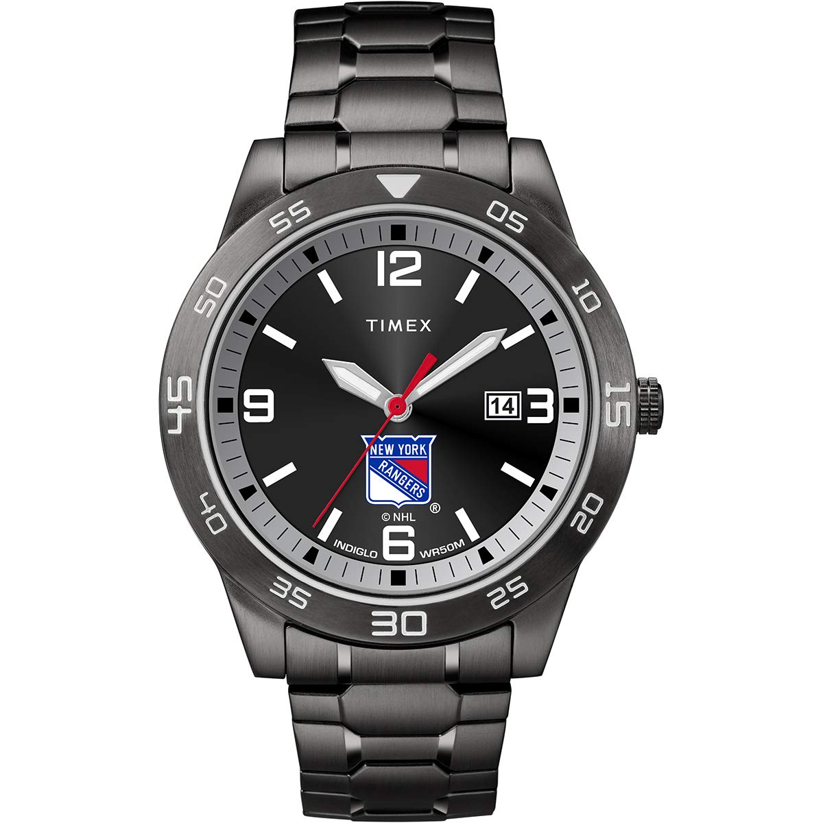 Foto 2 pulgar | Mira Timex Nhl Acclaim New York Rangers Para Hombre - Venta Internacional.