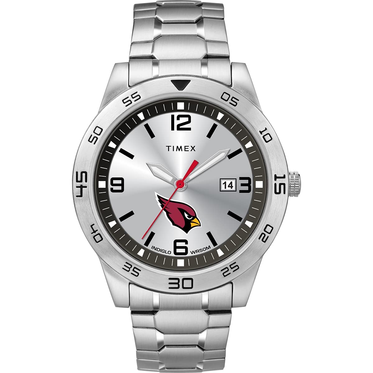 Foto 2 pulgar | Reloj Timex Tribute Nfl Citation 42 Mm Arizona Cardinals Para Hombre - Venta Internacional.