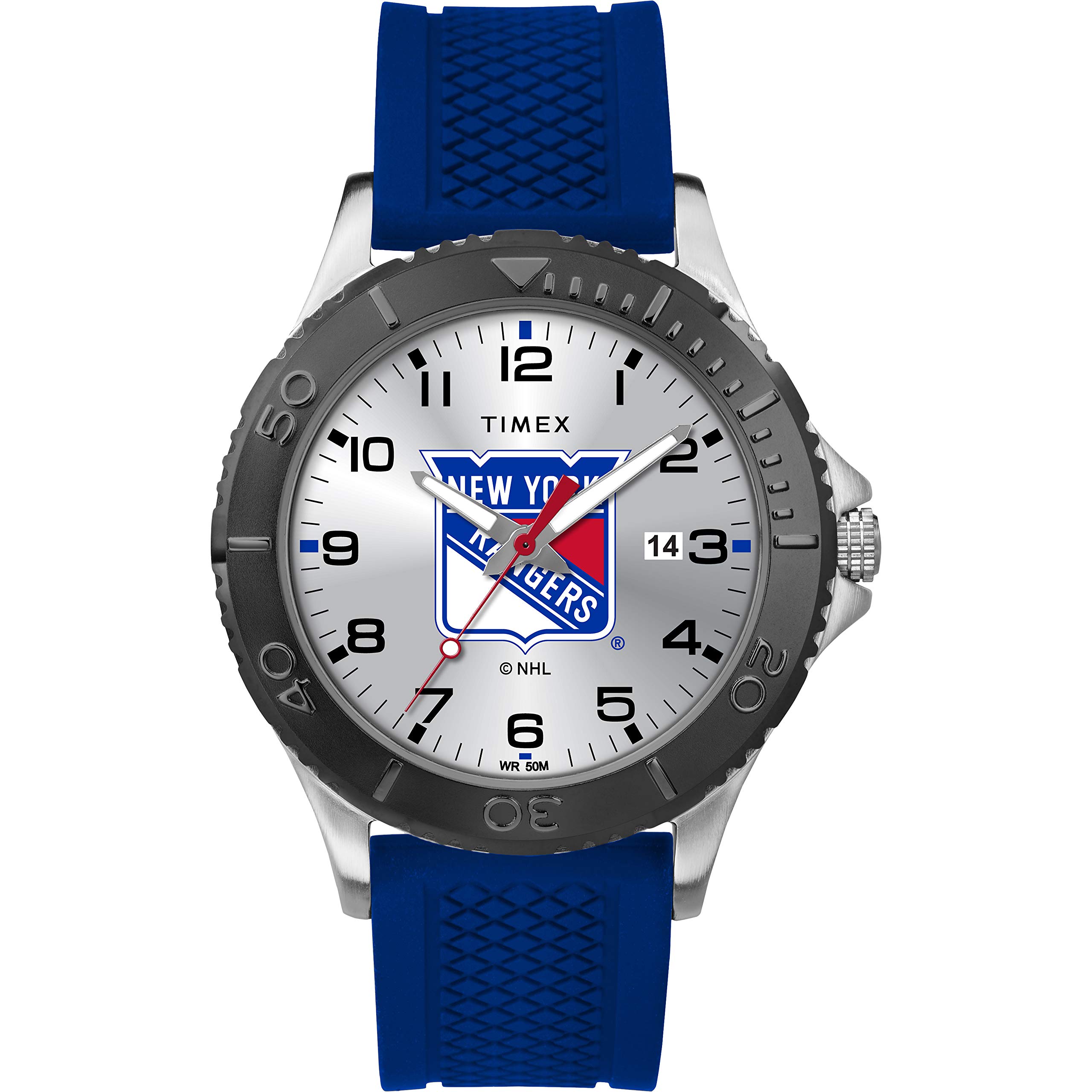 Mira Timex Nhl Gamer New York Rangers Para Hombre - Venta Internacional.