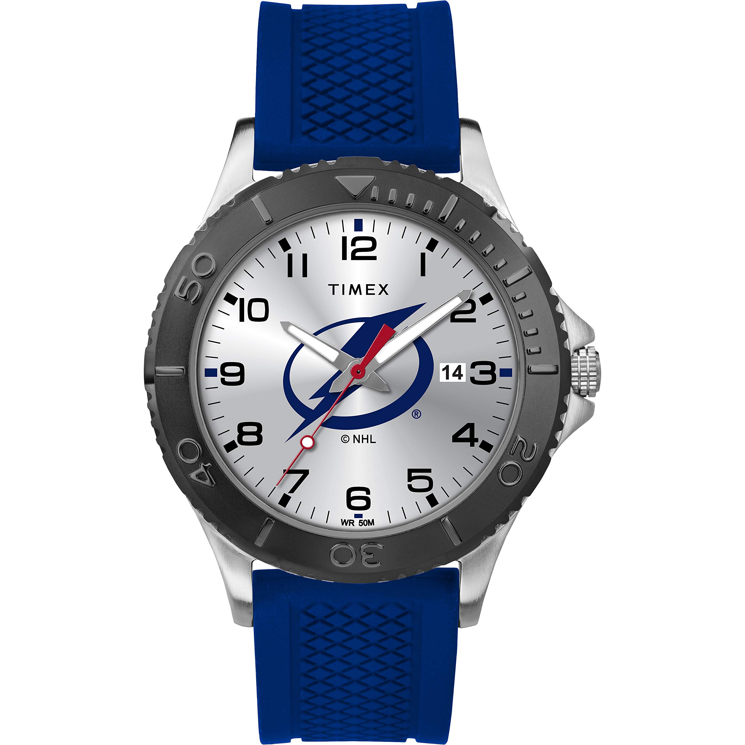 Foto 2 pulgar | Mira Timex Nhl Gamer Tampa Bay Lightning Para Hombre - Venta Internacional.