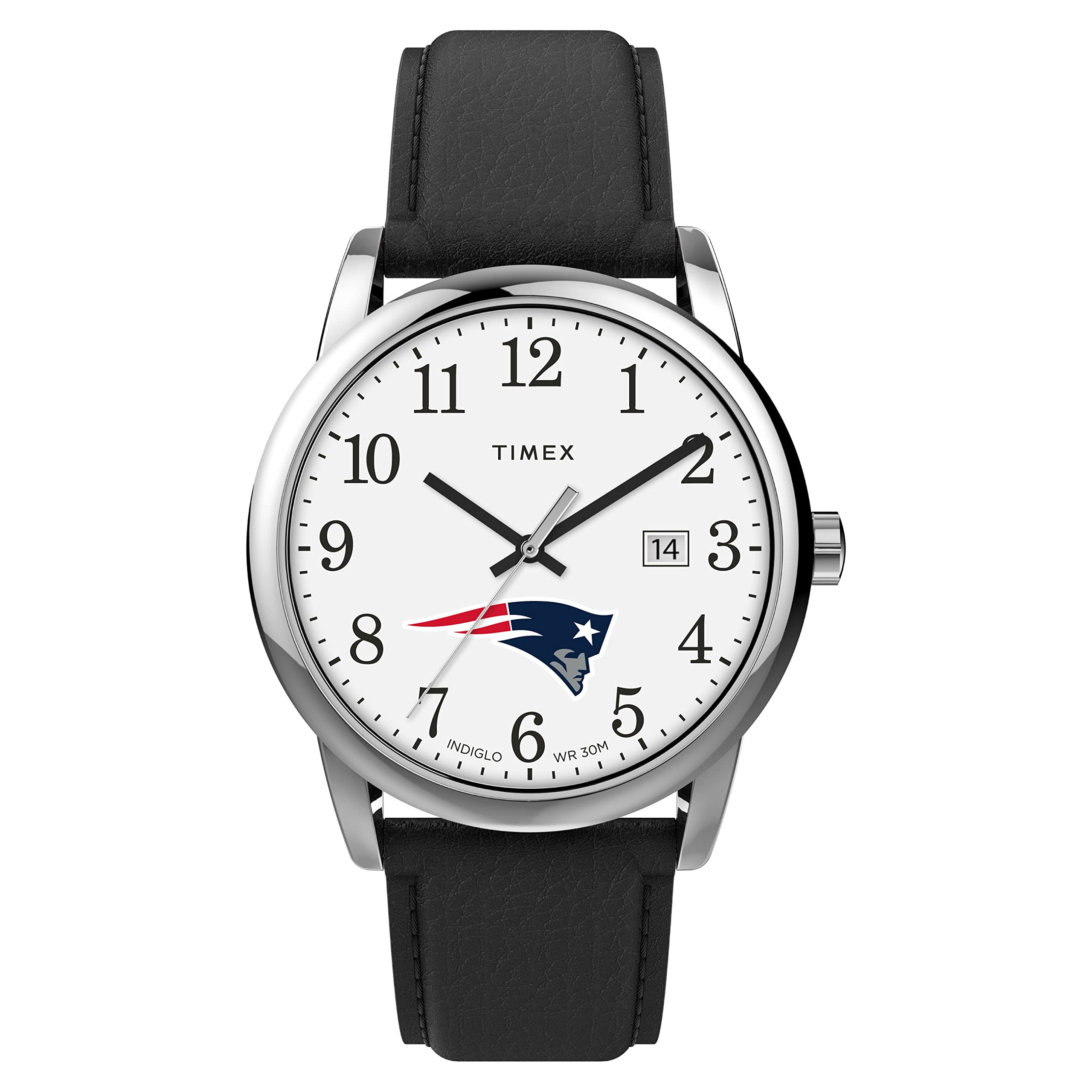 Foto 2 pulgar | Mira Timex Tribute Nfl Easy Reader 38 Mm New England Patriots - Venta Internacional.