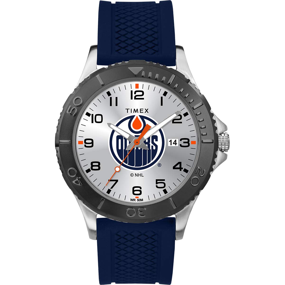 Foto 2 pulgar | Mira Timex Nhl Gamer Edmonton Oilers Para Hombre - Venta Internacional.