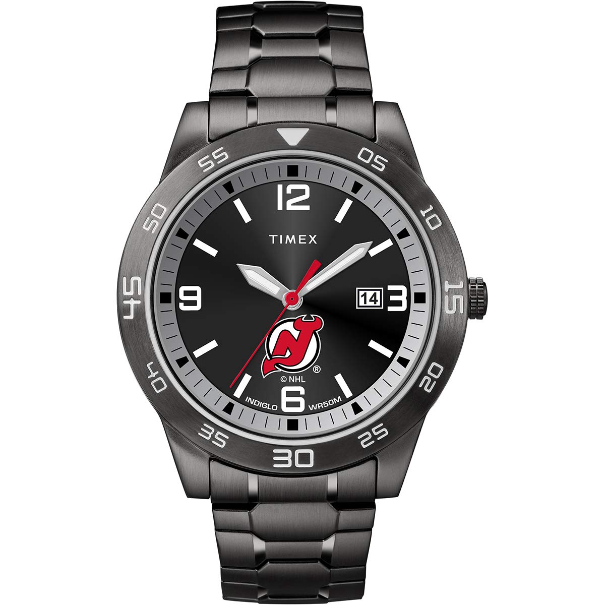 Foto 2 pulgar | Mira Timex Nhl Acclaim New Jersey Devils Para Hombre - Venta Internacional.