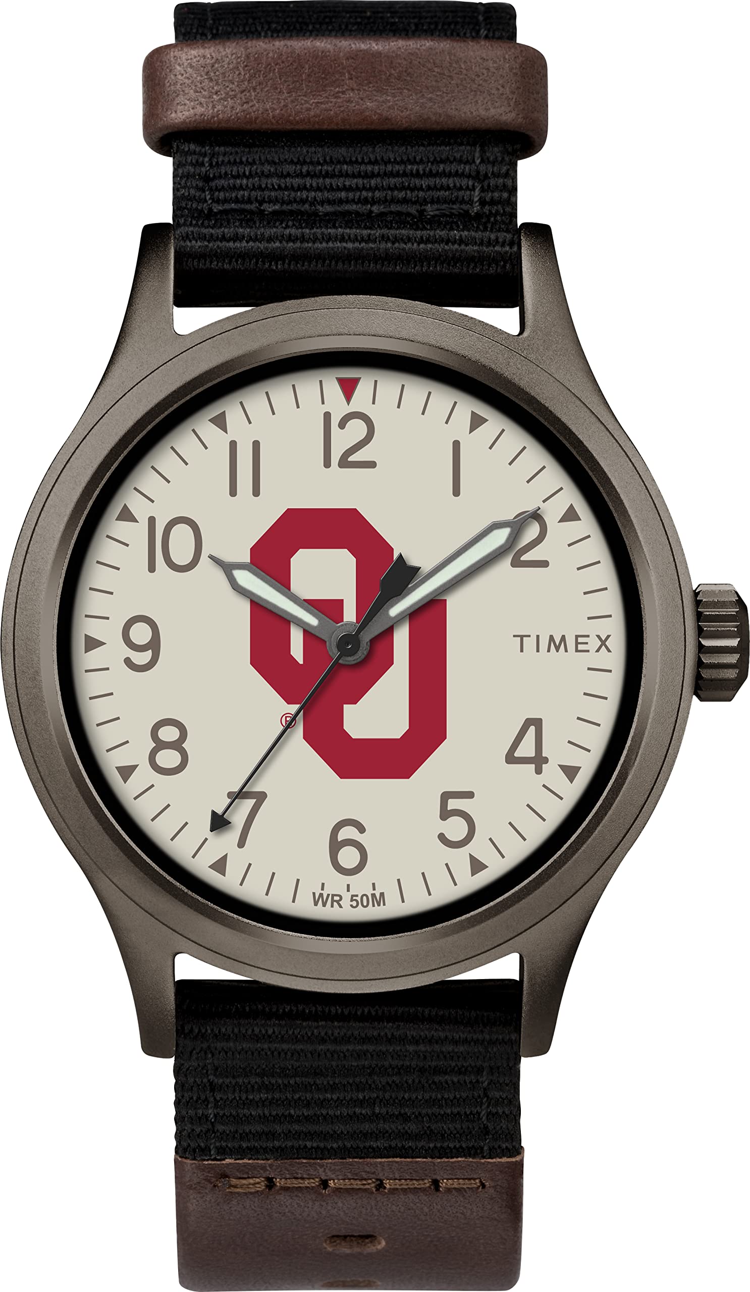 Foto 2 pulgar | Reloj Timex Collegiate Clutch Oklahoma Sooners De 40 Mm Para Hombre - Venta Internacional.