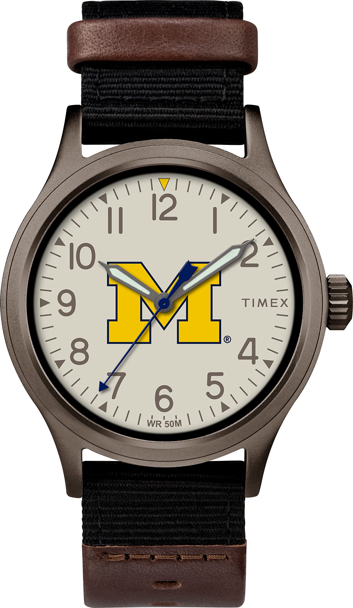 Foto 2 pulgar | Reloj Timex Collegiate Clutch, 40 Mm, Michigan Wolverines - Venta Internacional.