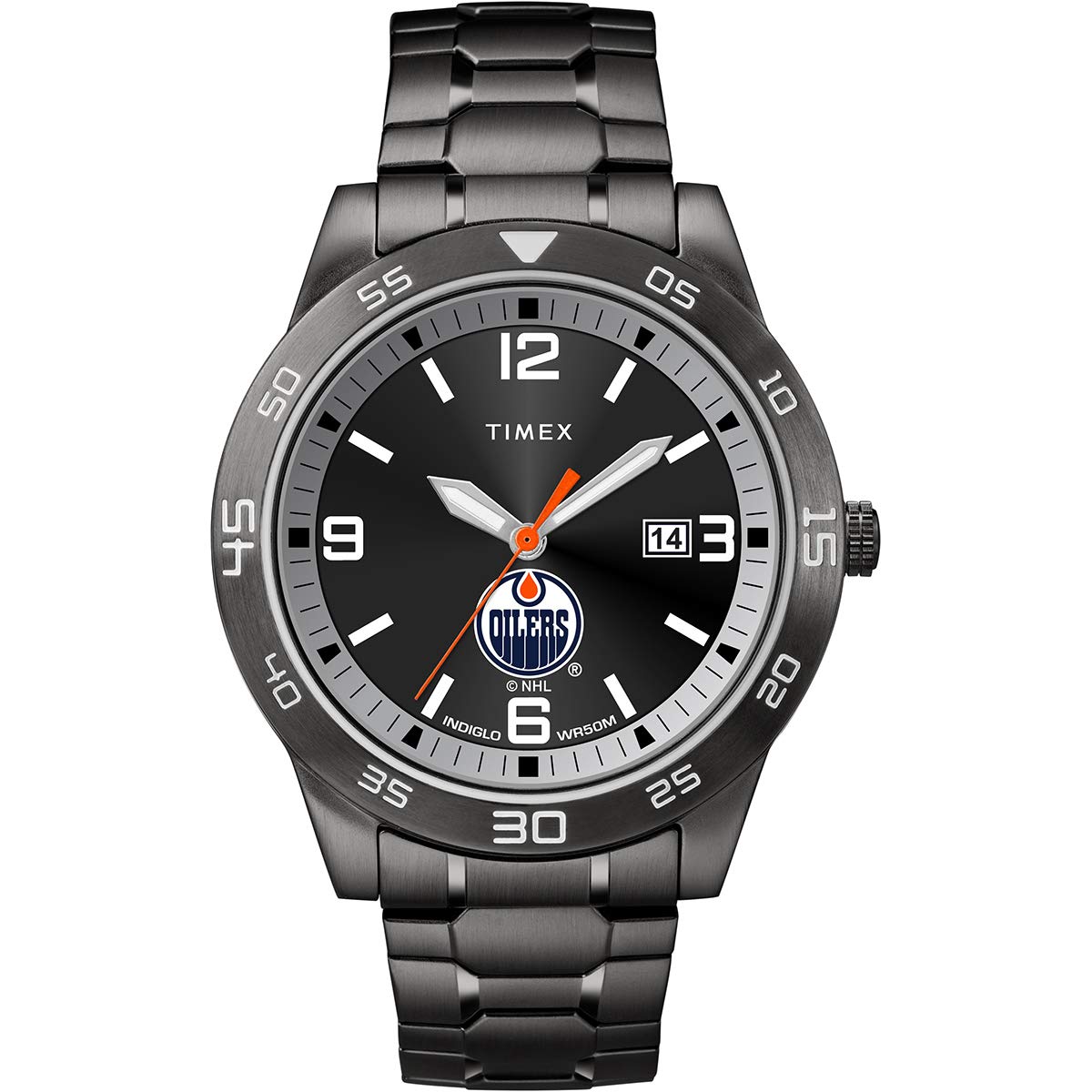 Foto 2 pulgar | Mira Los Edmonton Oilers De Timex, Aclamados Por La Nhl, Para Hombre - Venta Internacional.