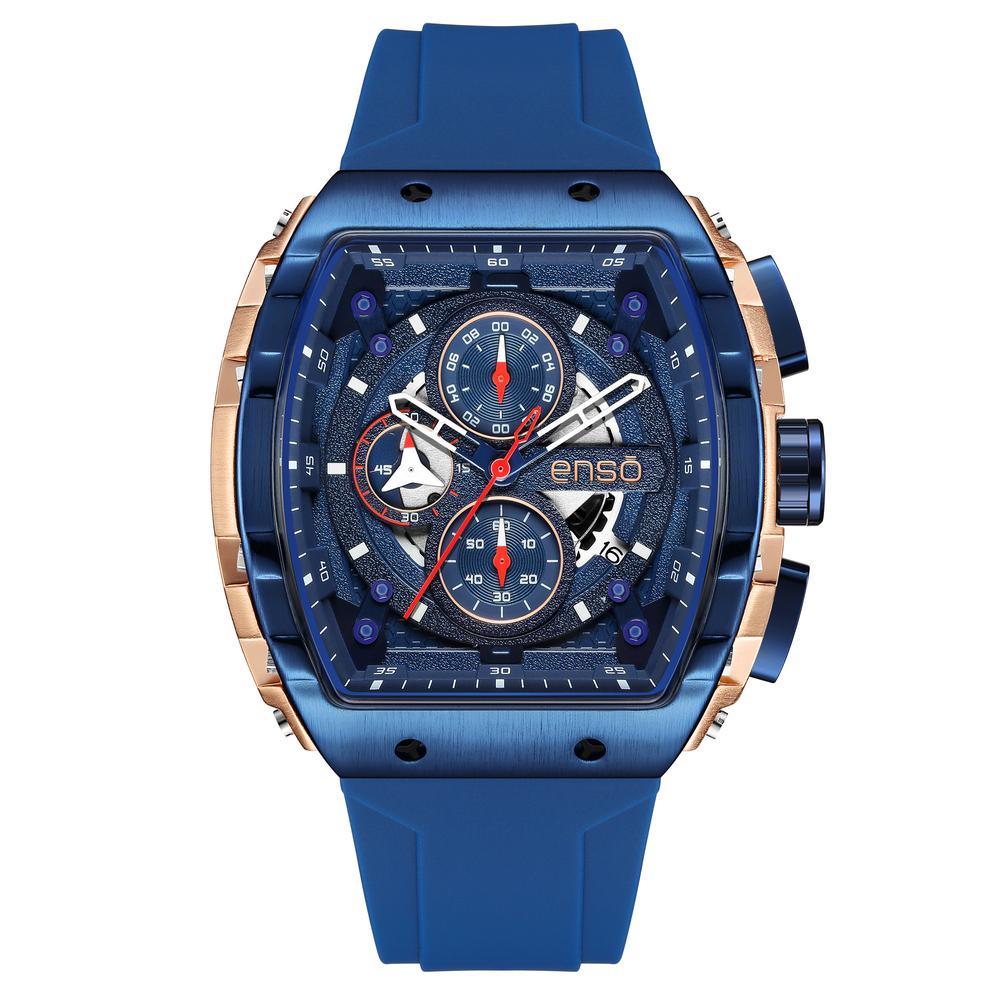 Foto 2 pulgar | Reloj De Pulsera Enso Para Hombre Ew2531g1 Azul