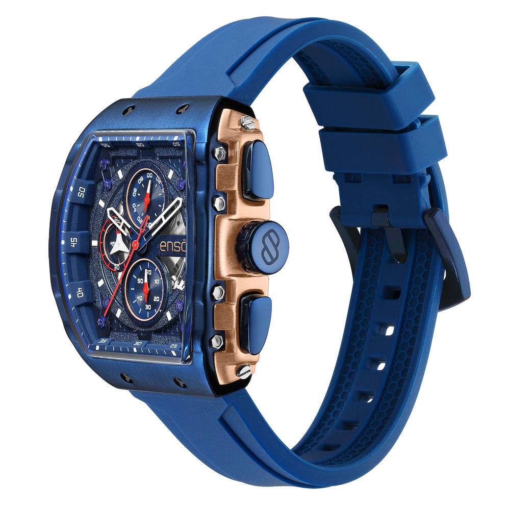 Foto 3 pulgar | Reloj De Pulsera Enso Para Hombre Ew2531g1 Azul