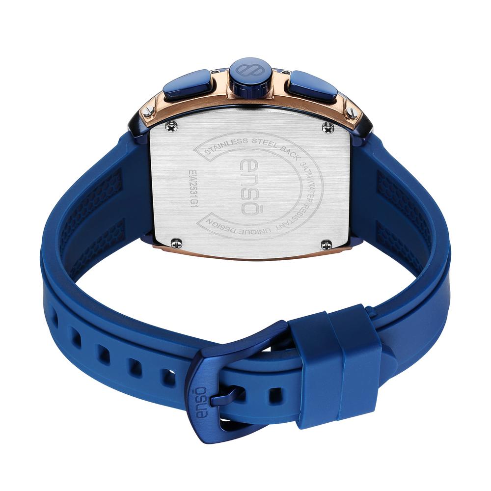 Foto 4 pulgar | Reloj De Pulsera Enso Para Hombre Ew2531g1 Azul