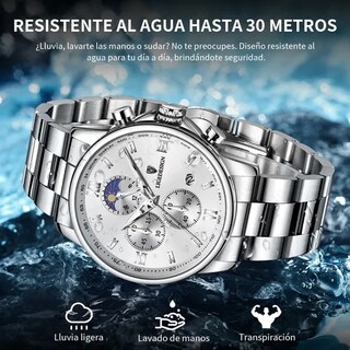 Foto 4 | Reloj Xtellar Impermeable Para Hombre