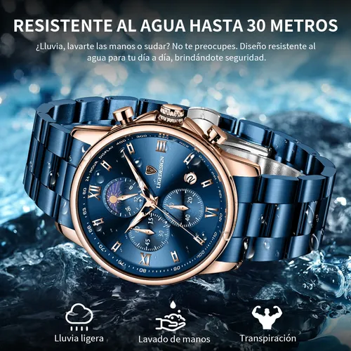 Foto 5 pulgar | Reloj Impermeable de Acero Xtellar
