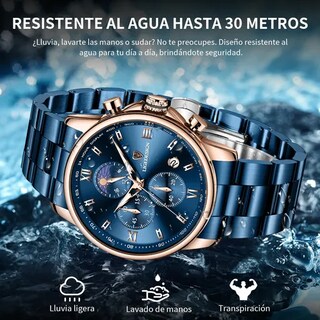 Foto 4 | Reloj Impermeable de Acero Xtellar