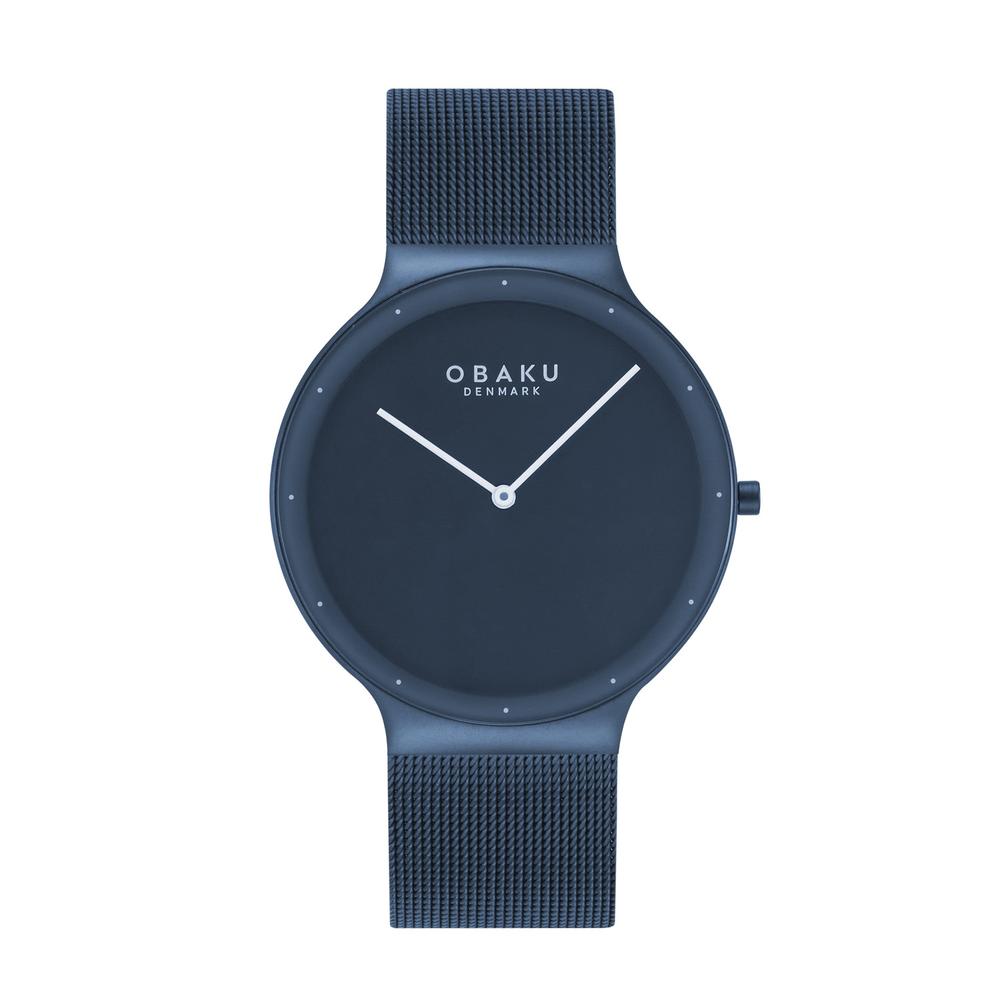 Foto 2 pulgar | Reloj Obaku Denmark V307gxllml Net Marine-azul