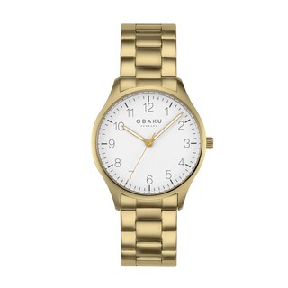 Foto 1 | Reloj Obaku Denmark V260gxgwsg-daf Falke Cider-dorado