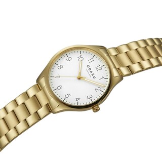 Foto 4 | Reloj Obaku Denmark V260gxgwsg-daf Falke Cider-dorado