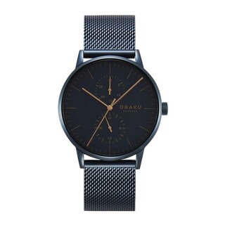 Foto 1 | Reloj Obaku Denmark V308gmllml Eik Marine-azul