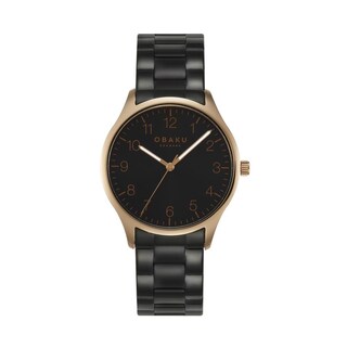 Foto 1 | Reloj Obaku Denmark V260gxvbsb-daf Falke Ink-negro