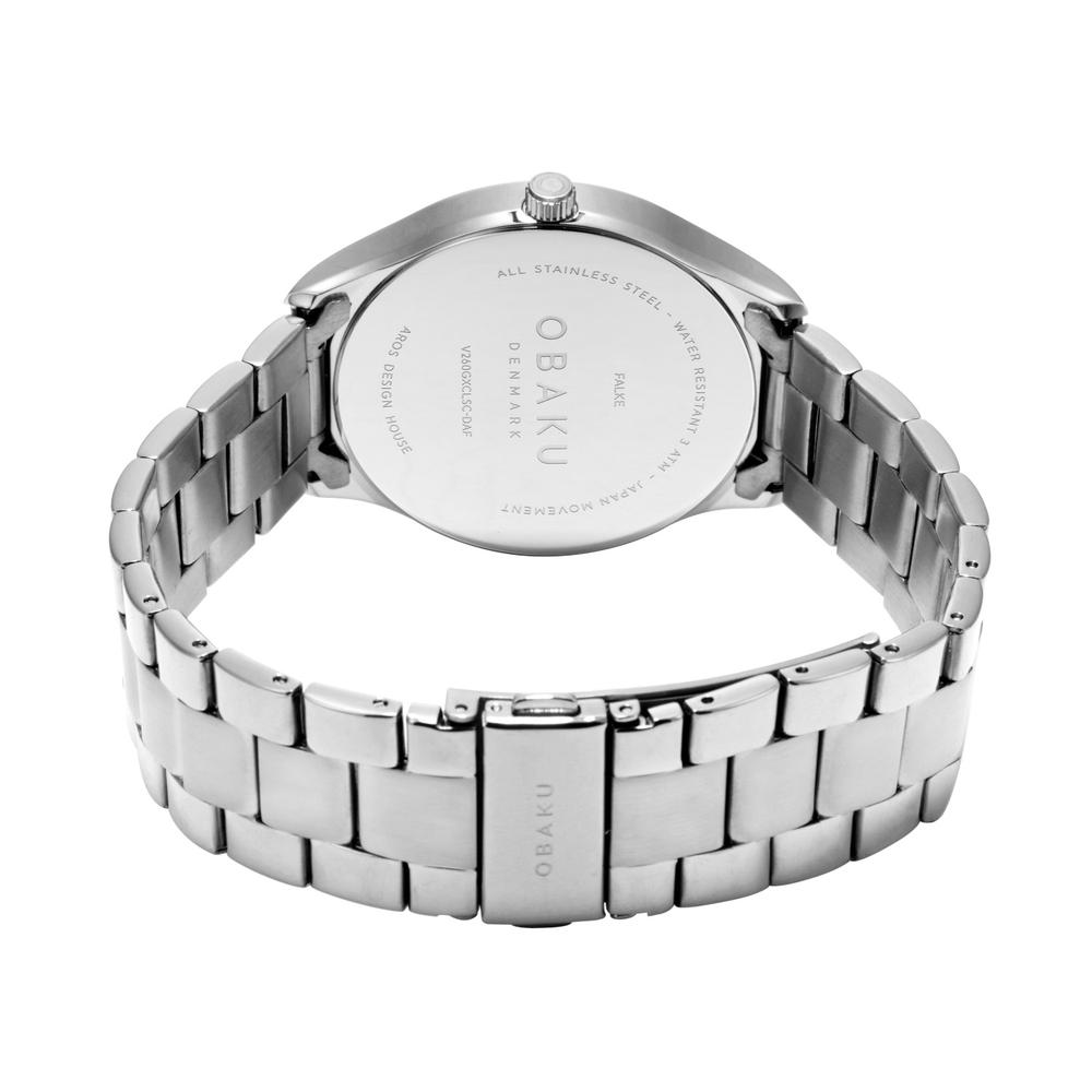 Foto 3 | Reloj Obaku Denmark V260gxclsc-daf Falke Denim-acero