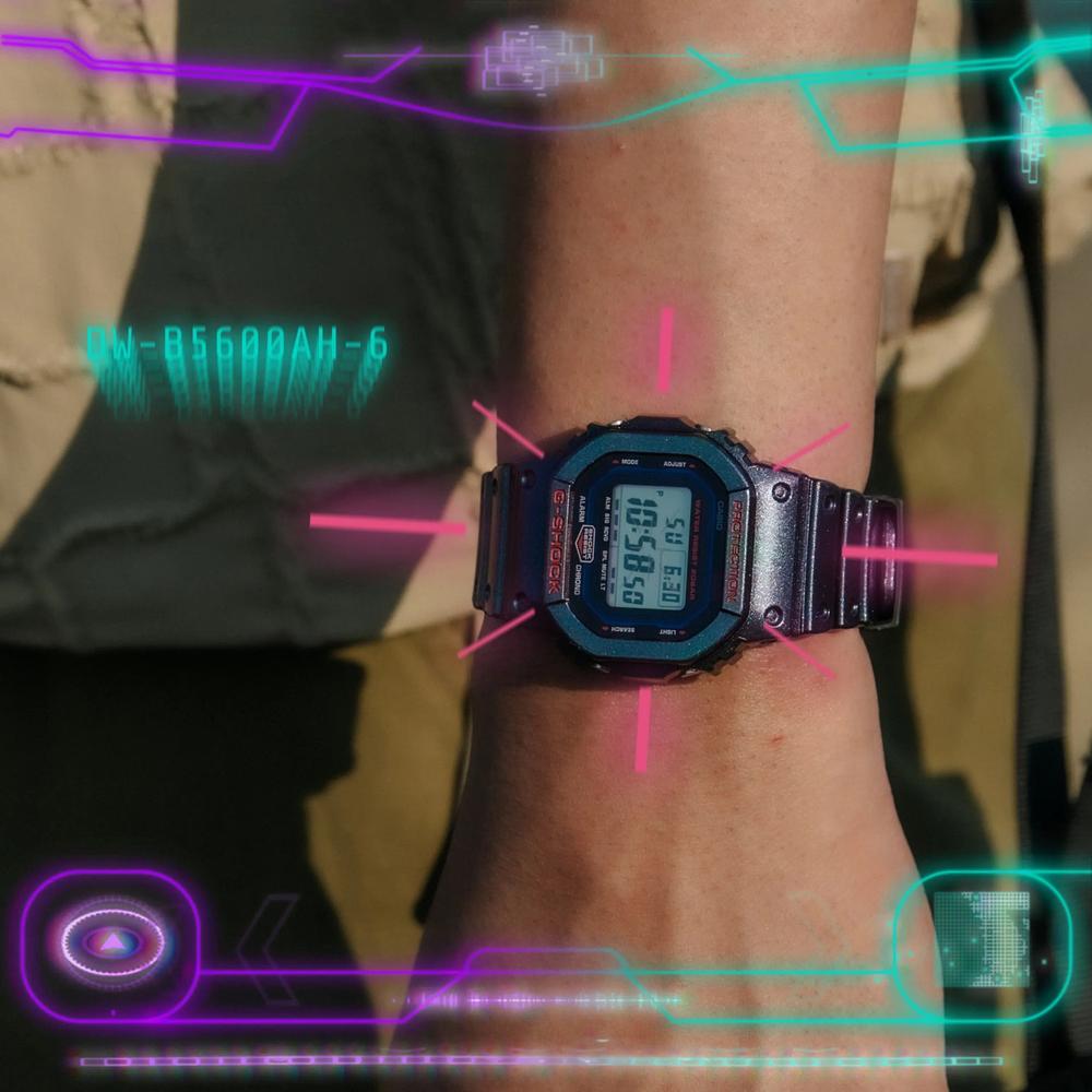 Foto 3 pulgar | Reloj G-shock Dw-b5600ah-6cr-morado