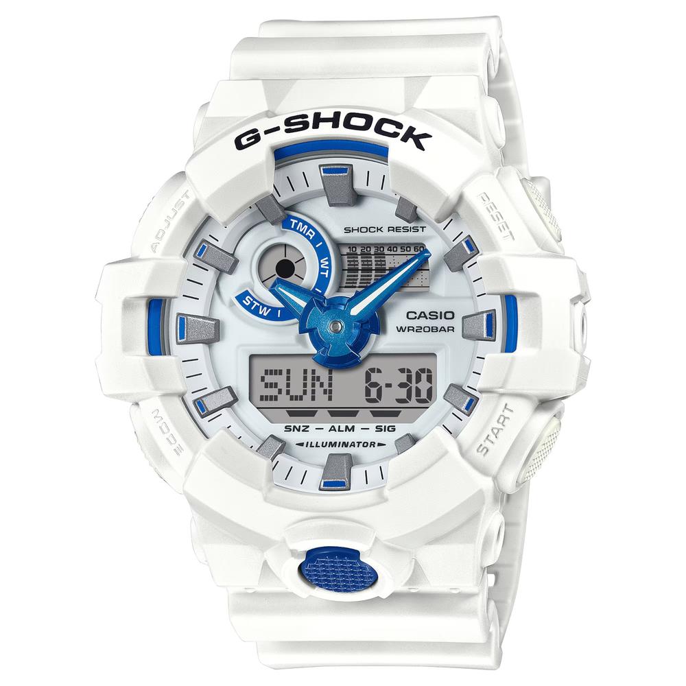 Reloj G-shock Ga-700hds-7acr-blanco