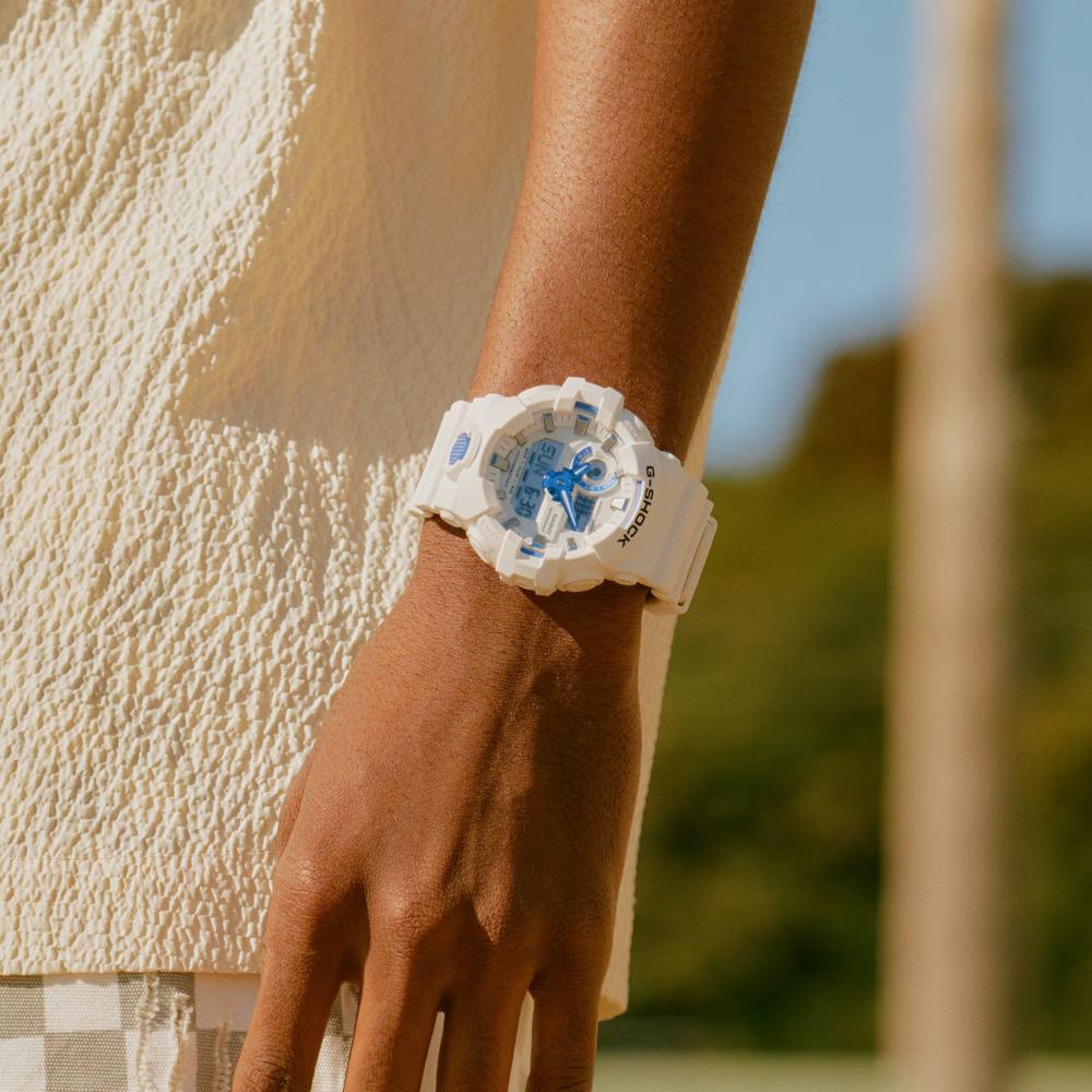 Foto 2 | Reloj G-shock Ga-700hds-7acr-blanco