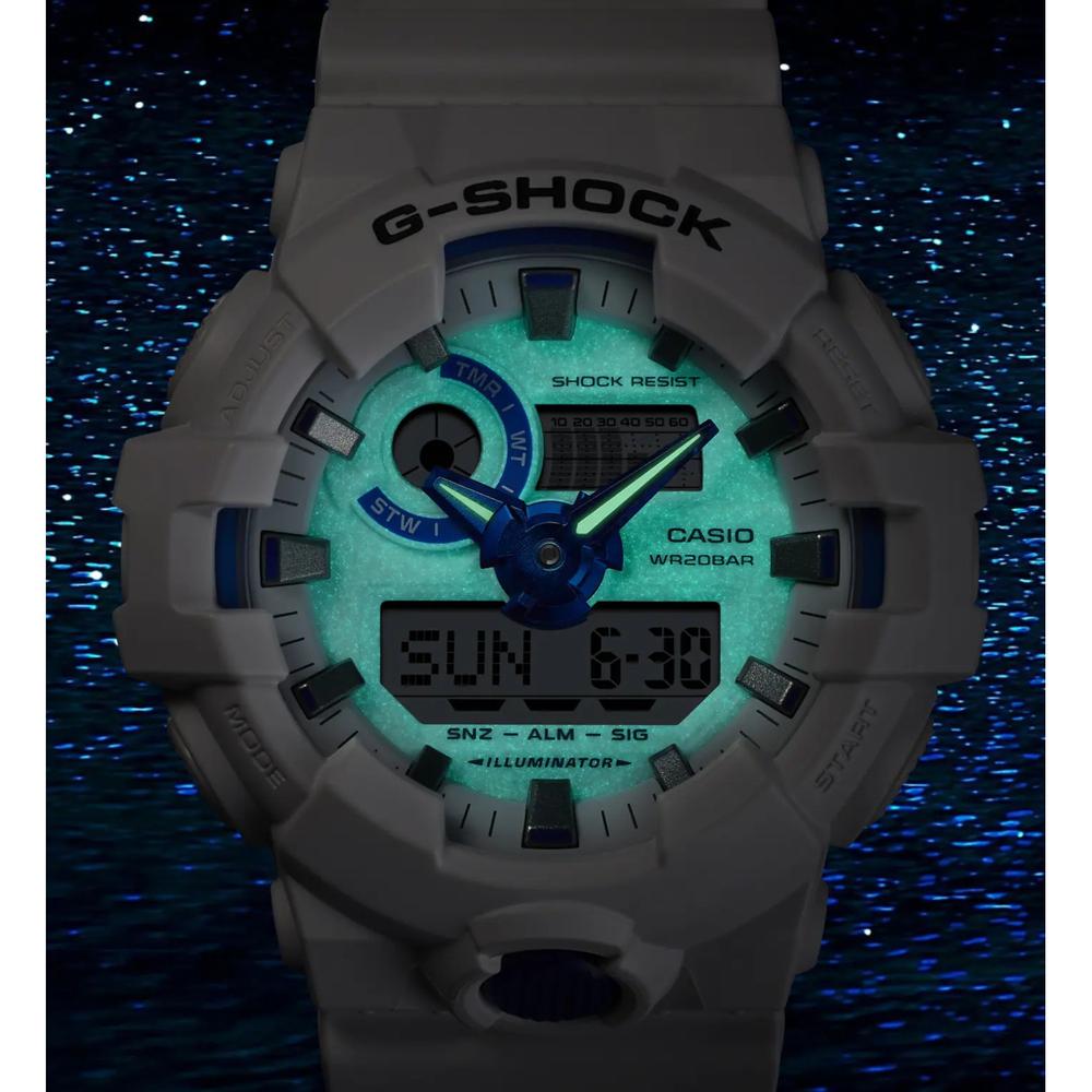 Foto 4 pulgar | Reloj G-shock Ga-700hds-7acr-blanco