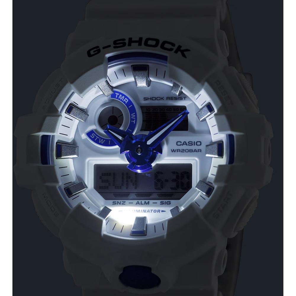 Foto 5 pulgar | Reloj G-shock Ga-700hds-7acr-blanco