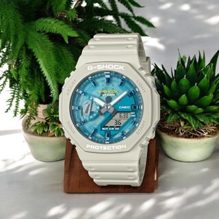 Foto 3 | Reloj G-shock Ga-2100as-5acr-blanco