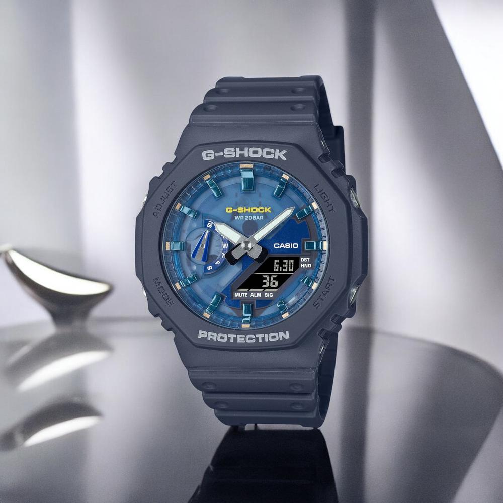 Foto 3 pulgar | Reloj G-shock Ga-2100as-2acr-gris