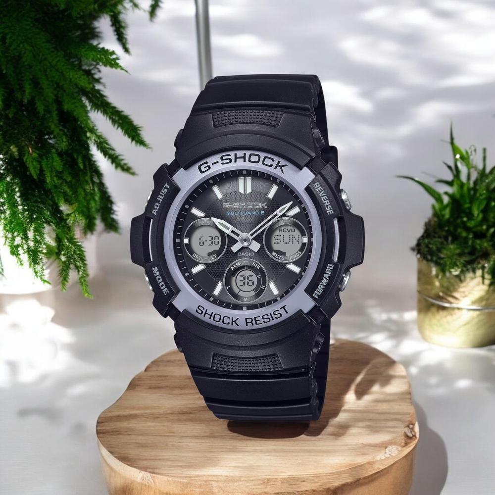 Foto 4 pulgar | Reloj G-shock Awg-m100fp-1a2cr-negro