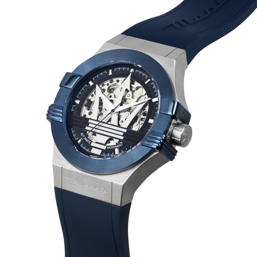 Foto 6 pulgar | Reloj Maserati R8821108050 Potenza Skeleton-azul