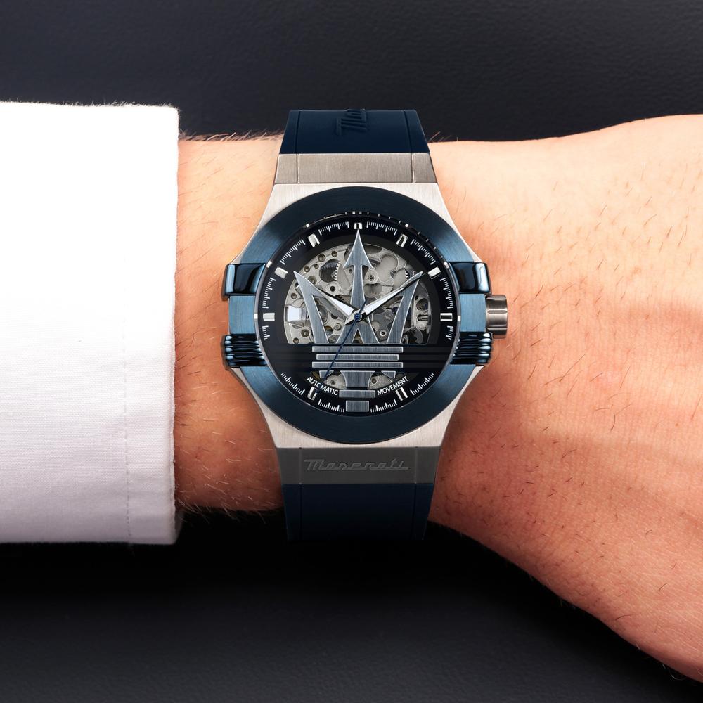 Foto 6 | Reloj Maserati R8821108050 Potenza Skeleton-azul
