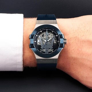 Foto 6 | Reloj Maserati R8821108050 Potenza Skeleton-azul