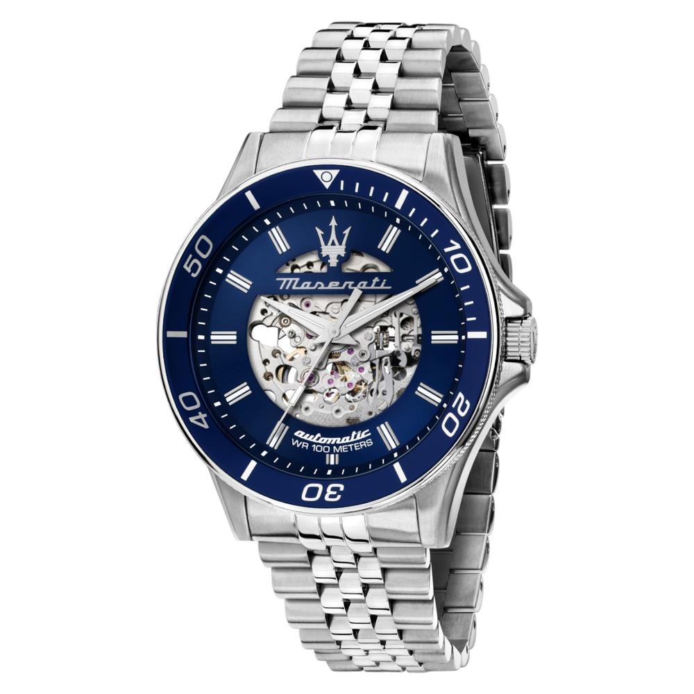 Foto 2 pulgar | Reloj Maserati R8823140011 Sfida Skeleton-acero
