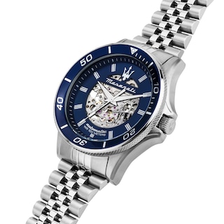 Foto 5 | Reloj Maserati R8823140011 Sfida Skeleton-acero