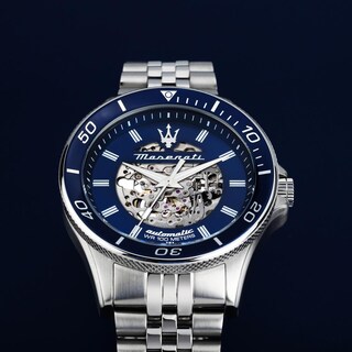 Foto 6 | Reloj Maserati R8823140011 Sfida Skeleton-acero
