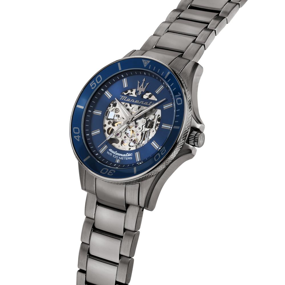 Foto 6 pulgar | Reloj Maserati R8823140015 Sfida Skeleton-gris