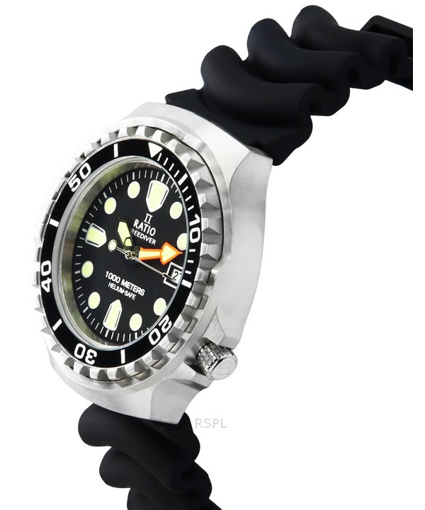 Foto 3 | Reloj Ratio Freediver Versión 02 Helium Safe 1000m Para Hombre - Venta Internacional.