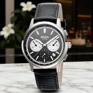 Foto 2 | Reloj Boccia Titanium 3734-01 Men´s-negro