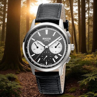 Foto 3 | Reloj Boccia Titanium 3734-01 Men´s-negro
