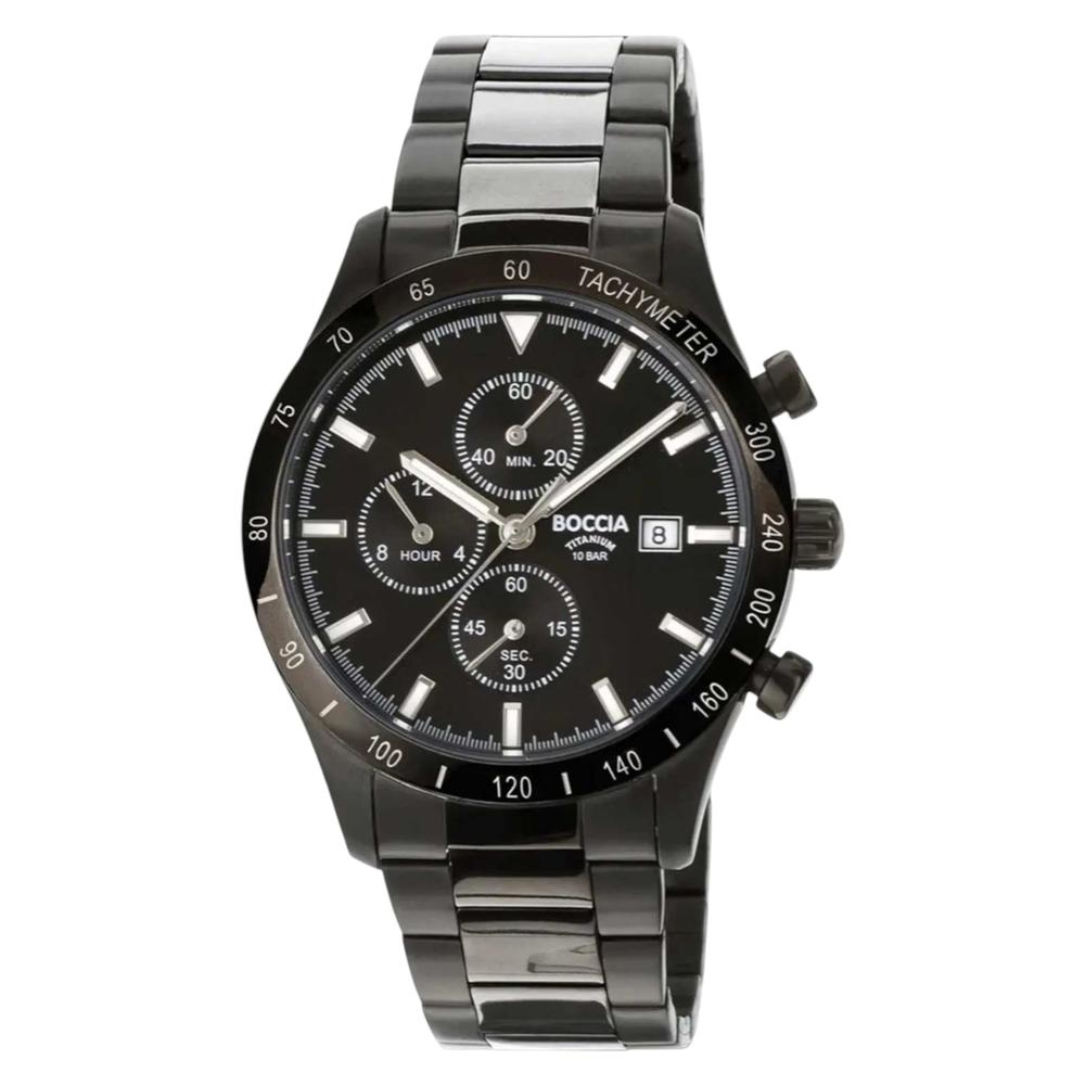 Foto 2 pulgar | Reloj Boccia Titanium 3739-02 Men´s-negro